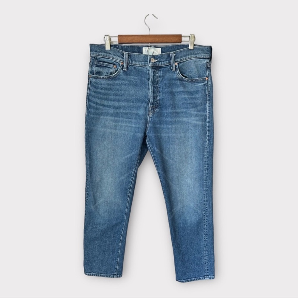 MOTHER SUPERIOR The Scrapper Ankle Jeans in Cowboys Don't Cry, size 32